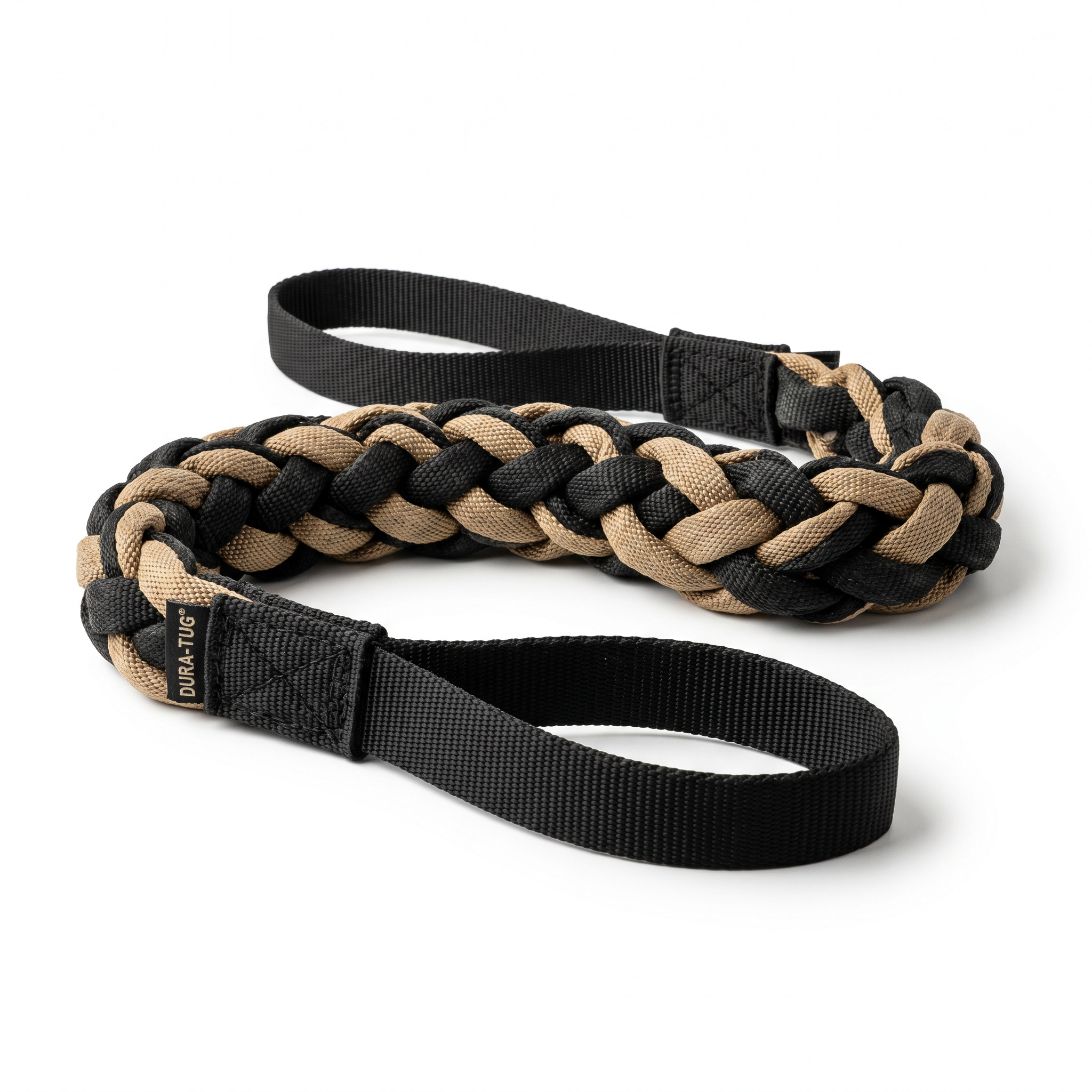K9 Pro Tug Toy — Braided Fire-Hose Training Reward — studio product shot on white background