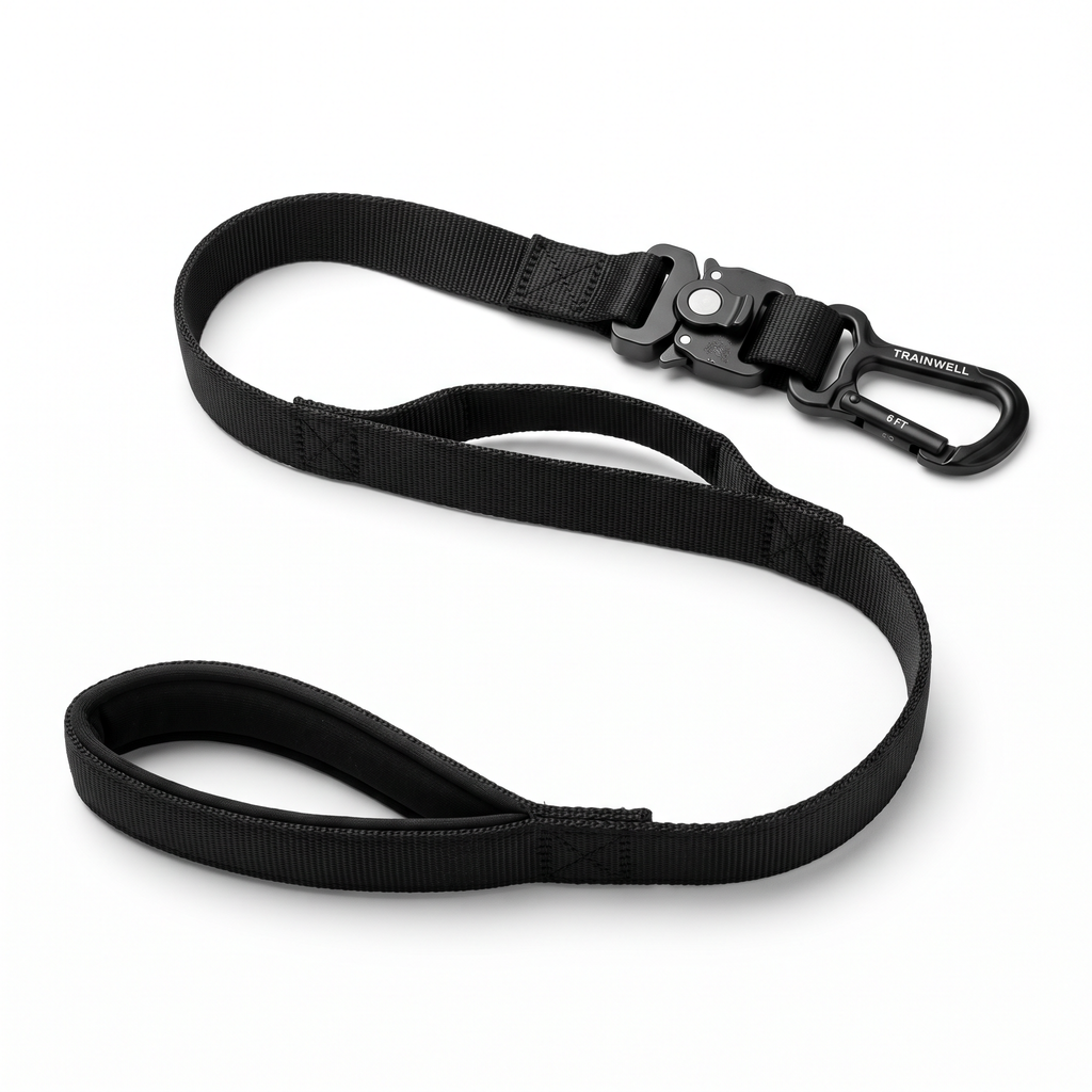 K9 Pro-Clip Magnetic Quick-Release Training Leash System — studio product shot on white background